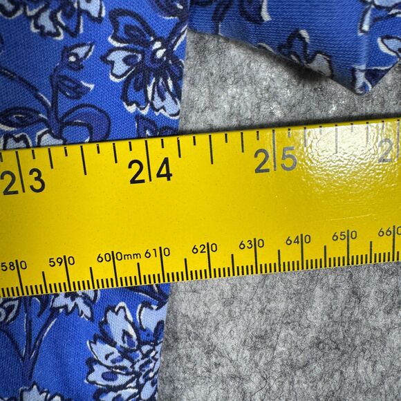 Polo Ralph Lauren Polo Shirt Mens XL Blue Floral Custom Slim Fit Short Sleeve - Picture 3 of 10